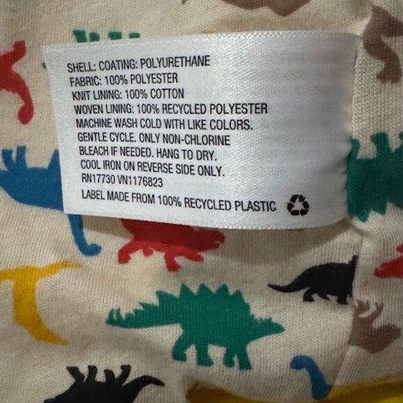 Toddler Rain Jacket Yellow Waterproof Coat 12M - Picture 4 of 4